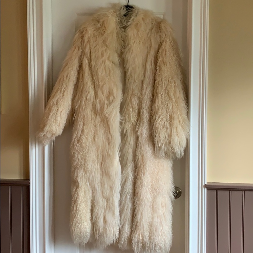 Overland sheepskin company full length coat